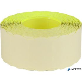 Árazószalag, 25x16 FLUO citrom