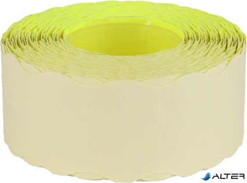 Árazószalag, 25x16 FLUO citrom