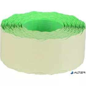 Árazószalag, 25x16 FLUO zöld