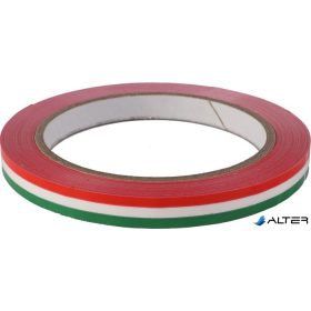 Tasakzáró szalag, 9 mmx66 m, öntapadó, nemzeti