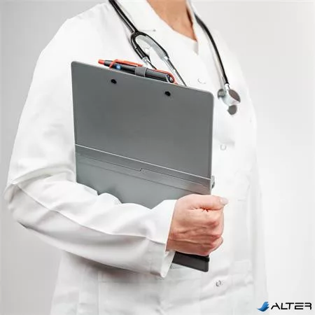 Felírótábla, A4, összehajtható, SAX, szürke