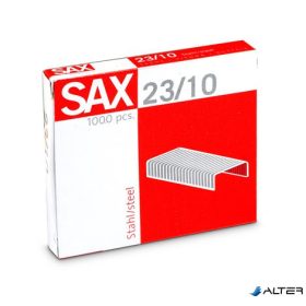Tűzőkapocs, 23/10, horganyzott, SAX