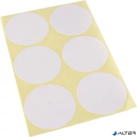 Etikett, köralakú, 50 mm átmérő, 60 etikett/csomag