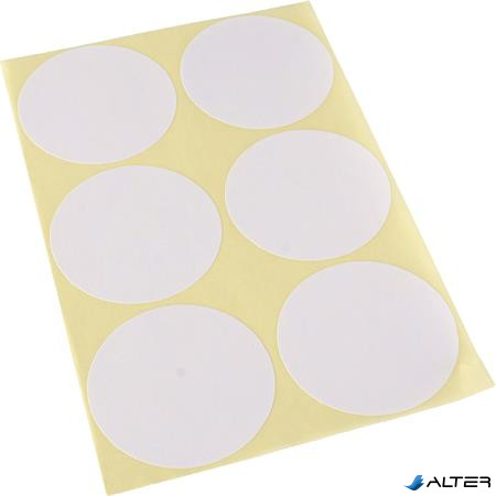 Etikett, köralakú, 50 mm átmérő, 60 etikett/csomag