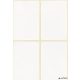 Etikett, 45x70 mm, 60 etikett/csomag