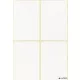 Etikett, 45x70 mm, 60 etikett/csomag