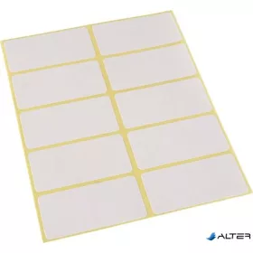 Etikett, 25x50 mm, 60 etikett/csomag