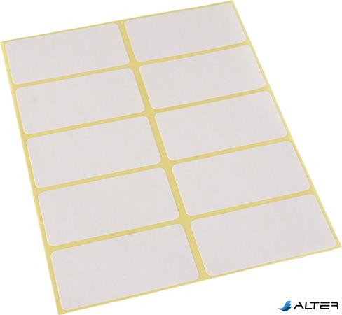 Etikett, 25x50 mm, 60 etikett/csomag