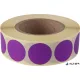 Etikett, 20 mm kör, 1000 etikett/tekercs, lila