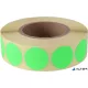 Etikett, 20 mm kör, 1000 etikett/tekercs, zöld