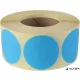 Etikett, 38 mm kör, 1000 etikett/tekercs, ciánkék