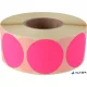 Etikett, 38 mm kör, 1000 etikett/tekercs, rózsaszín