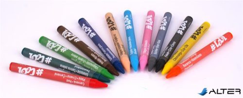 Zsírkréta, kerek, COOL BY VICTORIA, 12 különböző szín