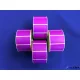 Etikett, thermo, 25x45 mm, 1000 etikett/tekercs, lila