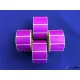 Etikett, thermo, 25x45 mm, 1000 etikett/tekercs, lila