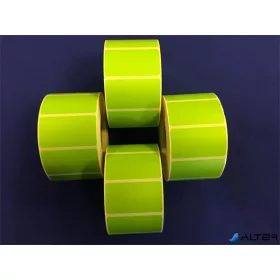 Etikett, thermo, 25x45 mm, 1000 etikett/tekercs, zöld