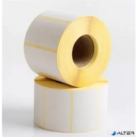 Etikett, vellum, nyomatlan, 40x100 mm, 1000 etikett/tekercs