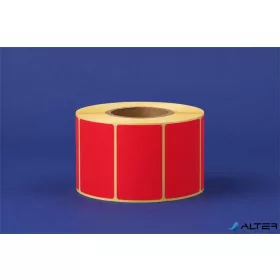 Etikett, thermo, 43x58 mm, 600 etikett/tekercs, piros