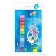Gyurma, színes, 12 darabos, 200 g, COOL BY VICTORIA