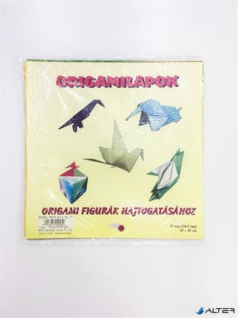Origami papír, 20x20 cm, 20 lap