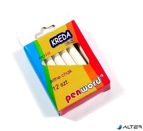 Táblakréta, kerek, SAKOTA, fehér