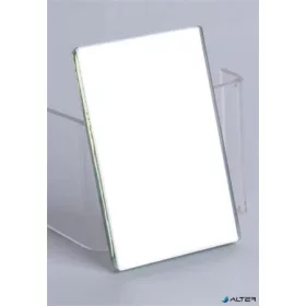 Iskolai tükör, kétoldalas, tokban, 6x9 cm