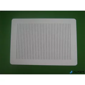 Sorvezető, A4, műanyag