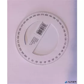 Szögmérő, papír, 360 fokos