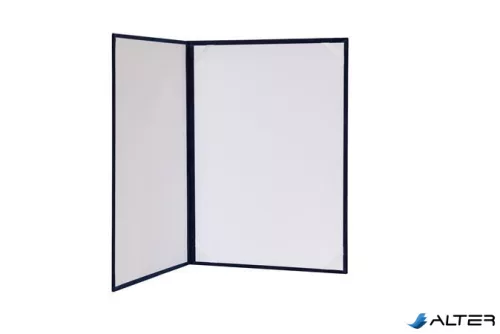 Oklevéltartó, A4, exkluzív, plüss, fekete