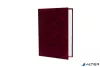 Oklevéltartó, A4, exkluzív, plüss, bordó