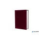 Oklevéltartó, A4, exkluzív, plüss, bordó