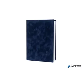   Oklevéltartó, A4, exkluzív, plüss, 1 db A4 oklevélhez, kék