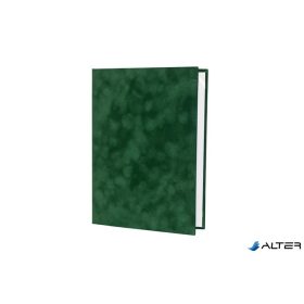 Oklevéltartó, A4, exkluzív, plüss, zöld