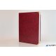 Oklevéltartó, A4, exkluzív, műbőr, 4 fém sarokkal, bordó