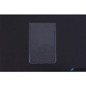 Igazolványtartó, TB tok, PVC, átlátszó