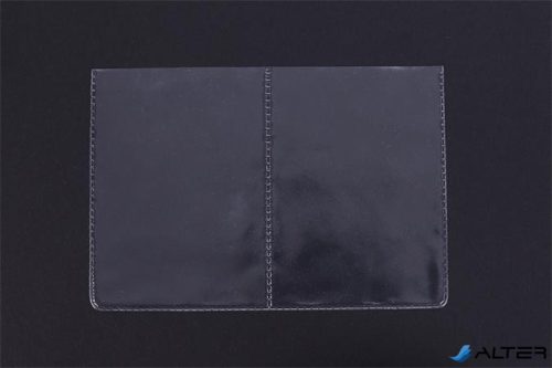 Igazolványtartó, Jogosítvány-, Forgalmi engedély tok, PVC, átlátszó