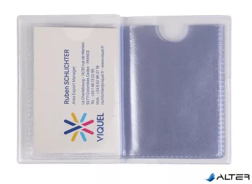 Igazolványtartó, álló, 10 betét lappal, mintás PVC, 'Bővített személyi', fiú