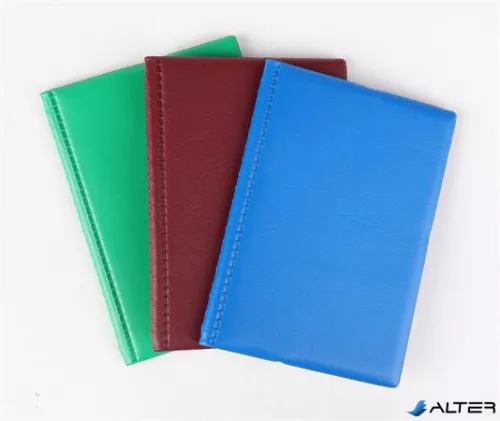 Igazolványtartó, álló, 10 betét lappal, PVC, 'Bővített személyi', női