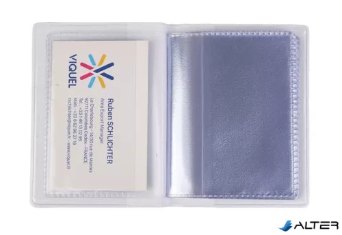 Igazolványtartó, álló, 16 betét lappal, mintás PVC, 'Okmányok', lány