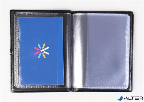 Igazolványtartó, álló, 16 betét lappal, PVC, 'Okmányok', női