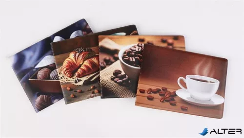 Diák- és igazolványtartó, fekvő, 6 betét lappal, mintás PVC, 'Többlapos', általános