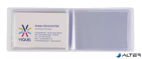 Diák- és igazolványtartó, fekvő, 6 betét lappal, mintás PVC, 'Többlapos', általános