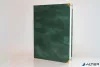 Oklevéltartó, A4, exkluzív, műbőr, 4 fém sarokkal, zöld