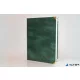 Oklevéltartó, A4, exkluzív, műbőr, 4 fém sarokkal, zöld