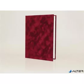   Oklevéltartó, A4, exkluzív, plüss, 2 db A4 oklevélhez, bordó