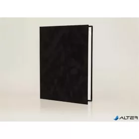   Oklevéltartó, A4, exkluzív, plüss, 2 db A4 oklevélhez, fekete