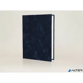   Oklevéltartó, A4, exkluzív, plüss, 2 db A4 oklevélhez, kék