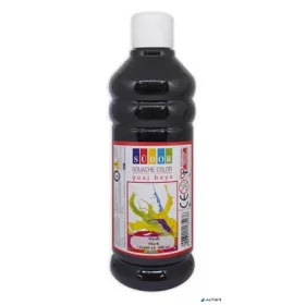 Tempera, 500 ml, Südor, fekete