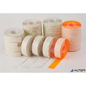 Árazógépszalag, 22x16 mm, METO, narancs