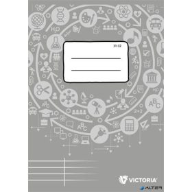   Füzet, tűzött, A5, szótár, 32 lap, VICTORIA PAPER Circle "31-32"